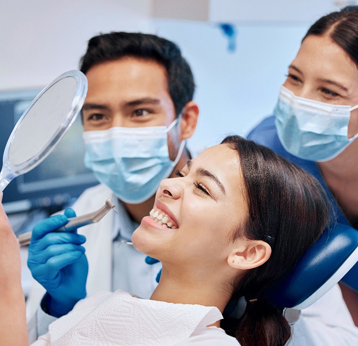 A smile makeover combines multiple cosmetic dentistry treatments into one series of treatments