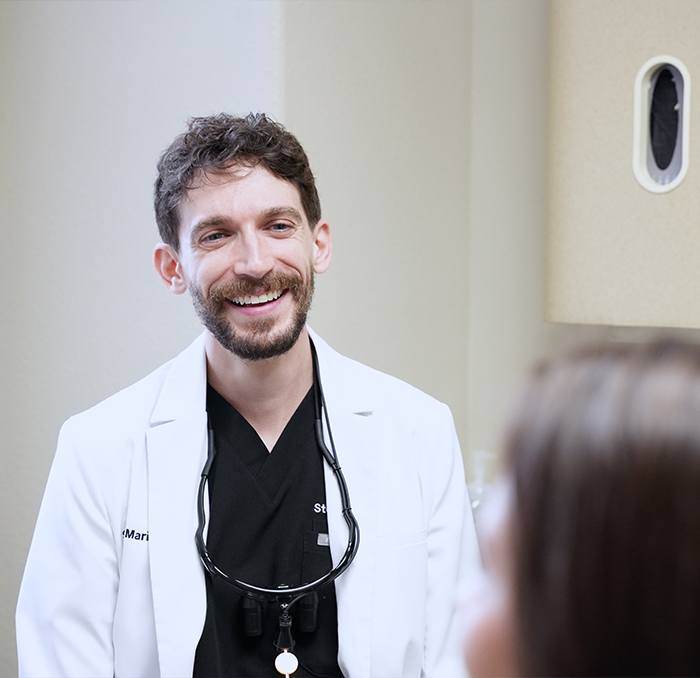 Doctor Marino smiling